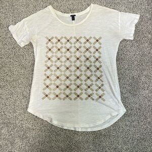 J.Crew cream colored t shirt